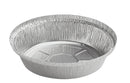 GENERIC 7" ROUND ALUMINUM PAN DISPOSABLE FOOD CONTAINERS, 500 COUNT - SILVER - Brand New