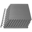 ProsourceFit Exercise Puzzle Mat, EVA Interlocking Foam Mat, B00K2TWXD6 - Grey - Brand New
