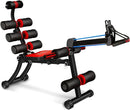 MBB Ab Slim Multi-Functional Yoga Fitness Chair Exercise LS-119E - Red/Black - Like New