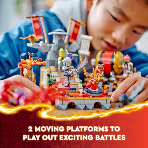 LEGO NINJAGO Tournament Battle Arena Playset 6 Minifigures 71818 - Like New