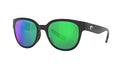 COSTA WOMEN'S SALINA 580P SUNGLASSES BLACK FRAME GREEN MIRROR LENS - BLACK/FRAME - Like New