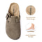 XIakolaka Women Suede Clogs Adjustable Buckle Slip On Home Clog - Scratch & Dent