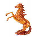 B00H6Y6SYA - Faux Wooden Horse Statue Brown - Brand New