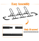 Mr IRONSTONE 3 Bike Floor Parking Racks Adult Kids Bicycles Storage Racks Black - Like New