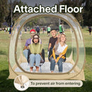 EighteenTek® Pop Up Weather Pod, Sport Pod with Attached Floor, 360° Clear View - Like New