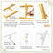 Suuwoee 8FT Balloon Arch Stand Round Backdrop Stand Circle Wedding Arch - Gold - Like New