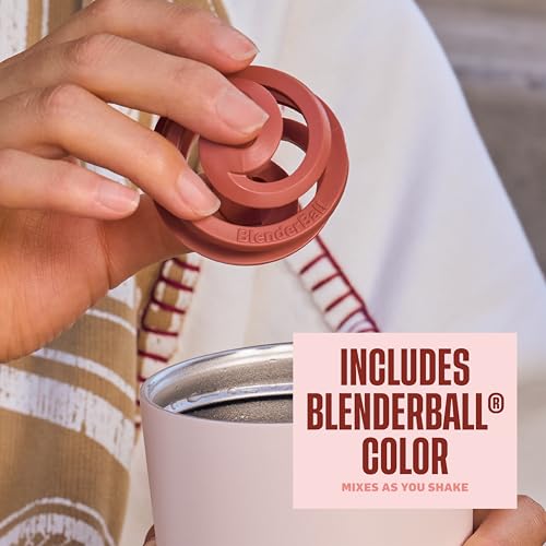 BlenderBottle 2-in-1 Insulated Stainless Steel Shaker Tumbler - Sahara Sunset - Like New