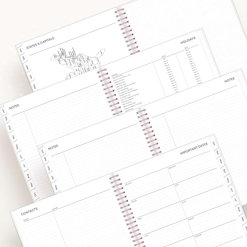 BLUE SKY 2026 MONTHLY PLANNER CALENDAR, 8" X 10", FLEXIBLE FROSTED COVER - Brand New