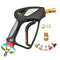 ANJIESENG SHORT PRESSURE WASHER GUN WITH 360 SWIVEL 5000 PSI / 10.5 GPM - BLACK - Like New