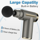 COTSOCO MASSAGE GUN, DEEP TISSUE PAIN RELIEF, 4 MASSAGE HEADS, M697 - GRAY - Like New
