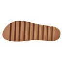 REEF CUSHION BLOOM HI WOMEN'S PLATFORM, VEGAN LEATHER X STRAP, SIZE 8 - NATURAL - Brand New