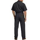 DICKIES MEN'S SHORT-SLEEVE COVERALL - SIZE: MEN M - BLACK - Brand New