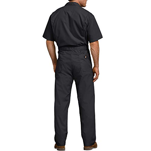 DICKIES MEN'S SHORT-SLEEVE COVERALL - SIZE: MEN M - BLACK - Brand New