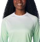 FL2009 COLUMBIA PFG SUPER TIDAL TEE LONG SLEEVE WOMEN 2XL NEW MINT GRADIENT - Brand New