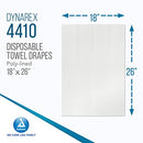 Dynarex Disposable Towel Drapes Sterile 18" x 26" Poly-Interlined 50/Box 9060 - Brand New