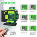 GIBIMOFI 16 LINE LASER LEVEL 360 SELF LEVELING 4X360°PROFESSIONAL 4D GREEN - Like New