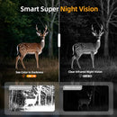 AXB TRAIL CAMERA NIGHT VISION 4G CELLULAR TRAIL CAM WITH MOTION WATERPROOF GRAY - Like New