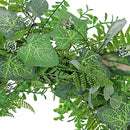 National Tree Company Artificial Spring Wreath, Woven Branch Base, 26 Inches - Like New