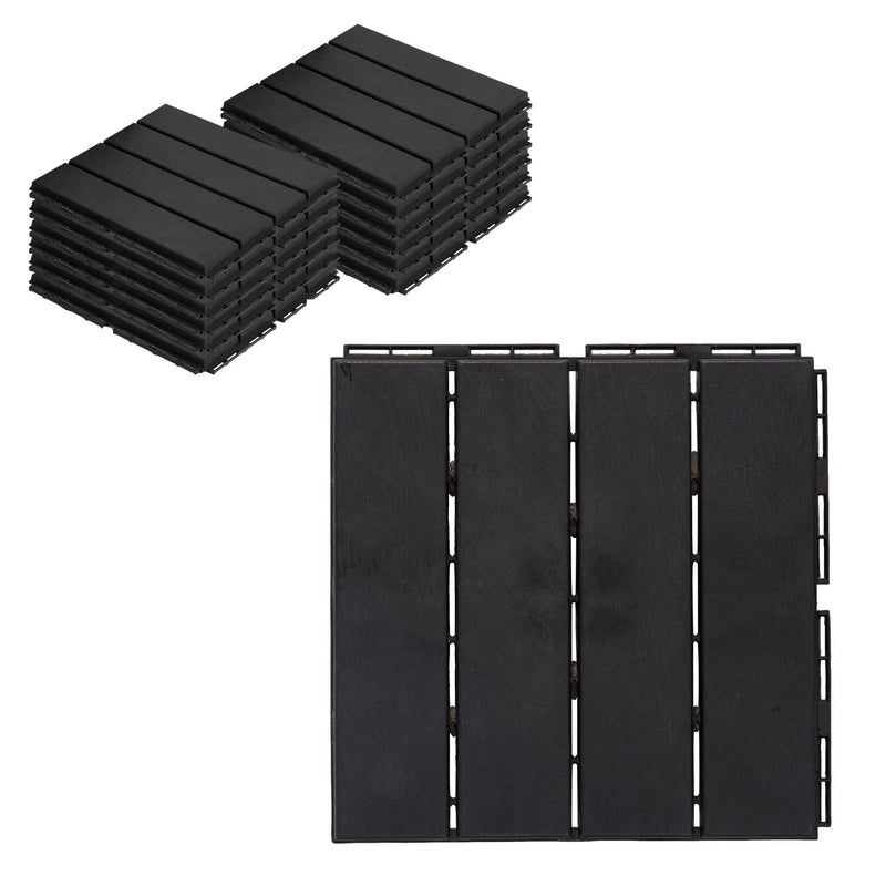 ASTEROUTDOOR ASTEROUTDOOR INTERLOCKING DECK TILES 12" X 12" 10 PCS AOPB10P-G - Like New