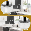 MEGA HANDLES Pull Down Kitchen Sink Faucet Stainless Steel 3-Way - Satin Nickel - Like New