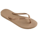 HAVAIANAS WOMEN'S SLIM SEASON FLIP FLOP - SIZE: WOMEN 6 (EU W37/38) - ROSE GOLD - Brand New