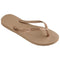 HAVAIANAS WOMEN'S SLIM SEASON FLIP FLOP - SIZE: WOMEN 6 (EU W37/38) - ROSE GOLD - Brand New
