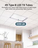Sunco 10 Pack T8 LED Bulbs 4 Foot Tube Light Bulbs Ballast Bypass - 5000K - Brand New