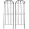 Sunnydaze 32" Traditional Decorative Outdoor Trellis, Set of 2, 784 - Black - Like New