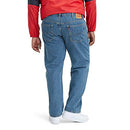 LEVI'S W46/L30 MEN'S 505 REGULAR FIT JEANS - MEDIUM STONEWASH - Like New