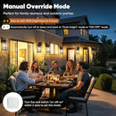 BESLOWE 14” UPGRADED MOTION SENSOR OUTDOOR WALL LIGHTS, BLACK, 2 PACK - Like New