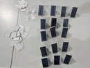 GENERIC SOLAR STAIR LIGHTS OUTDOOR WATERPROOF COOL WHITE - 16 PACK - GRAY - Like New