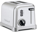 CUISINART CPT-160 METAL CLASSIC 2-SLICE TOASTER, BRUSHED STAINLESS - STAINLESS - Like New