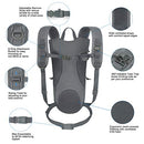 Unigear Tactical Hydration Packs Backpack 1050D with 3L Water Bladder - Like New