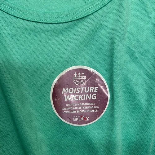 GALAXY BY HARVIC TANK TOP WOMENS ACTIVEWEAR WICKING - SIZE: XL - MINT GREEN - Brand New