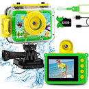 GKTZ Kids Waterproof Camera Underwater Camera Birthday Gifts for Girls Boys Like New