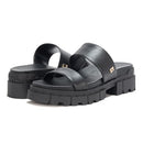 KL153368 KARL LAGERFELD WOMEN'S LACARA DOUBLE STRAP LUG SOLE SANDAL - SIZE 8 - Like New