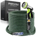 RELXITL GARDEN HOSE, FLEXIBLE WATER HOSE, 10 FUNCTION SPRAYER ( 50FT) - GREEN - Like New