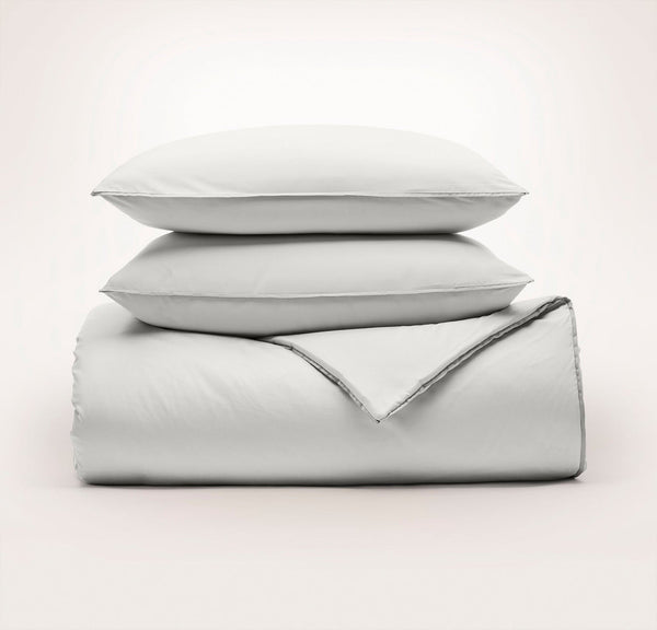 BOLL & BRANCH FULL/QUEEN COMFORTER SET TCSSGCFWTFQ - MIST - Brand New