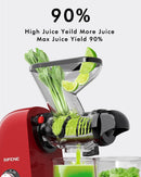 SiFENE Cold Press Juicer Machine, Slow Masticating, Vegetable Fruit JS3304 - Red Like New