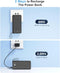 ANOUV P10000mAh Power Bank + Wall Plug, PD 22.5W Fast Charging, Display - BLACK Like New