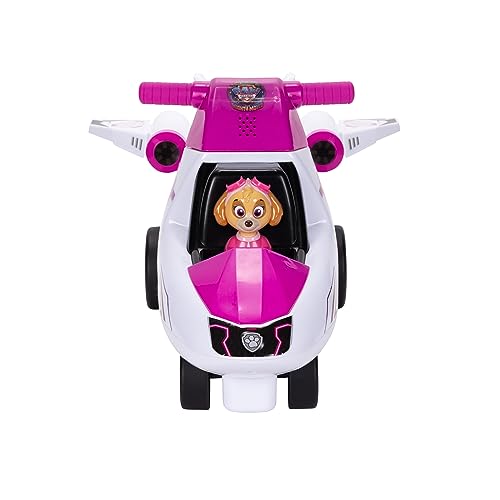 JAKKS PACIFIC PAW PATROL PUSH RIDE ON THE MIGHTY MOVIE SKYE'S MIGHTY JET - WHITE - Like New