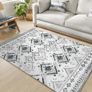 SONGMICS HOME AREA RUG, 5X7 FT RUG FOR BEDROOM, UTAR023B01 - INK BLACK - Like New
