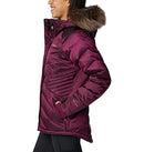 COLUMBIA WOMEN'S LAY D DOWN III JACKET, MARIONBERRY LIQUIFIED SHEEN, SIZE XL - Brand New