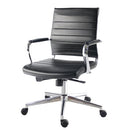 LORELL TEMPO MODERN MID-BACK MANAGER CHAIR - BLACK - Scratch & Dent