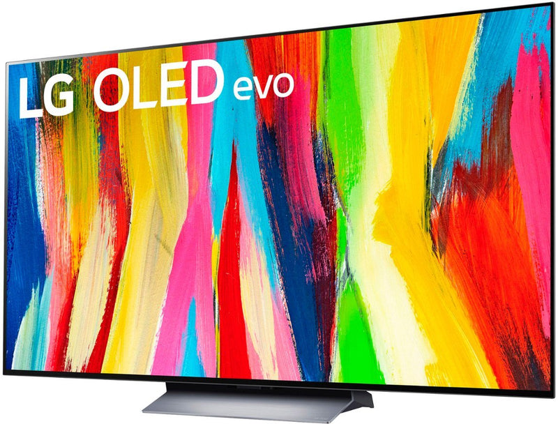 LG 65" Class C2 Series OLED EVO 4K UHD Smart webOS TV OLED65C2PUA - Dark Silver Like New