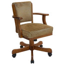 Coaster Home Furnishings Mitchell Wood Frame Swivel Game Chair 100952 - Brand New
