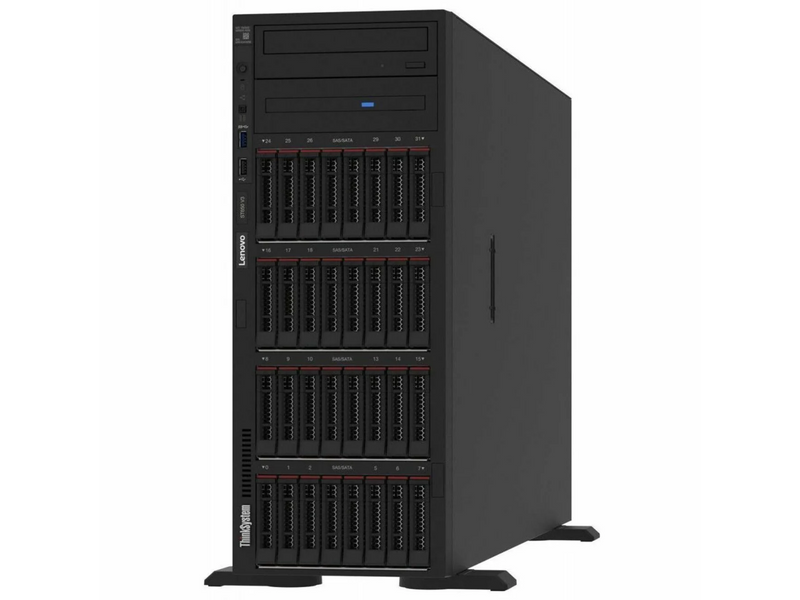 Lenovo ThinkSystem ST650 V3 4U Tower Server - 1x Intel Xeon Silver 4410T 2.70