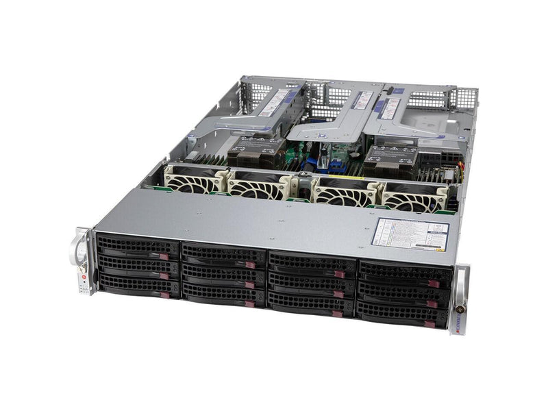 SUPERMICRO 2U Dual Intel Xeon Gold 5320 full Server System, 26 Core, 52 Threads,