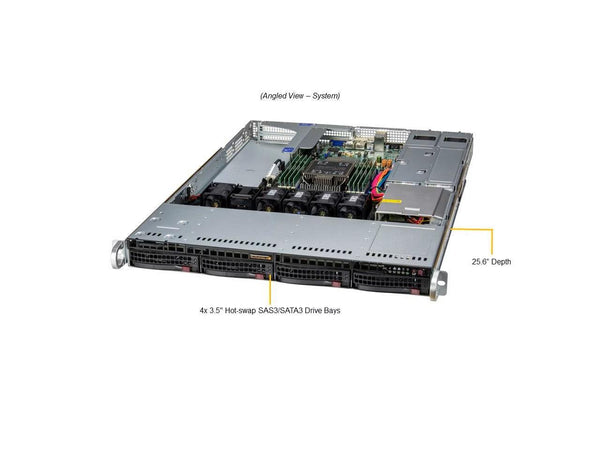Supermicro 1U Gold Series WIO Server (SYS-511E-WR-G1)
