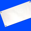 4 LESS CO 3x10 Ft Blank Vinyl Banner White 13oz Sign with Grommets / Hem - Brand New